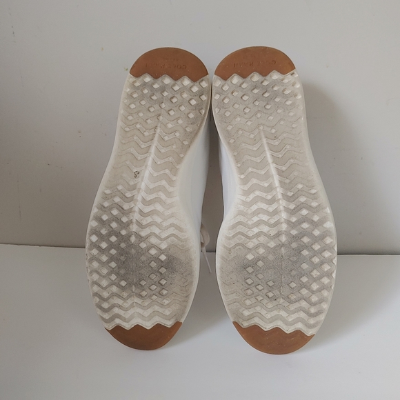 Cole Haan GrandPro White Leather Sneakers Size 7.5 - Picture 15 of 15